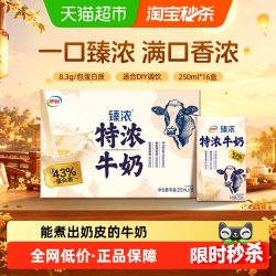 伊利 臻浓特浓牛奶原味250ml*16盒
