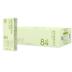 认养 吃甘蔗的水牛奶 8g优质蛋白 200mL*24盒 全脂纯牛奶