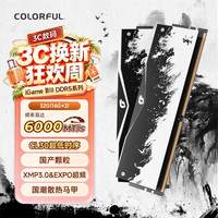 七彩虹 32G(16G*2)DDR5 6000 C30 RGB灯条 iGame 影Ⅱ系列·黑 国产颗粒 1.4V 影2代