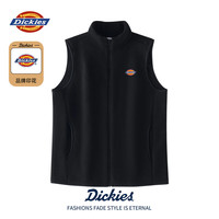 Dickies 摇粒绒立领马甲 黑色 L