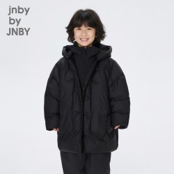 jnby by JNBY 中长款羽绒服宽松舒适保暖冬男女童儿童jnbybyjnby