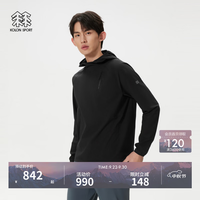 户外徒步：KOLON SPORT LHRT6MN065-BK AIRDOT吸湿速干 黑色 XL 长袖T恤