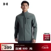安德玛 UNDERARMOUR)秋冬Shield男子户外运动夹克1321438 桃灰色015 M