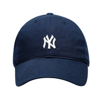 MLB 美职棒（MLB）男女帽子秋冬季软顶刺绣棒球帽休闲遮阳鸭舌帽 纽约洋基队/藏青色/77 均码 F