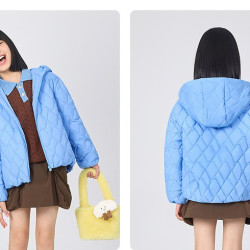 波司登 奥莱羽绒服女士短款轻薄款立领秋冬季时尚外套B30135304