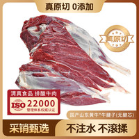泰德牛 真原切 鲁西黄牛原切牛腱子  牛腱子1000g