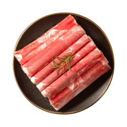 海底捞 内蒙羔羊肉卷净重2斤/袋 原切无添加 炖煮火锅涮肉露营食材生鲜