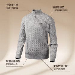海澜之家 洛德利格联名针织衫男秋冬