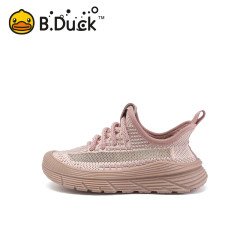 B.Duck 儿童飞织网面透气运动鞋