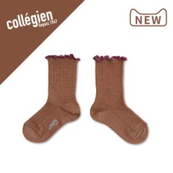 COLLEGIEN 法国Collegien女童袜子春秋美利奴羊毛婴儿短袜女宝宝洋气小腿袜