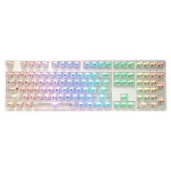 ikbc F210冰晶未来有线机械键盘108键 游戏键盘 电竞游戏键盘樱桃键盘 白色红轴有线