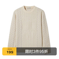 卡宾 都市 | 长袖线衫2251107004 杏色  XL