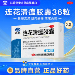 连花 清瘟胶囊 0.35g*36粒 2盒装