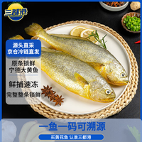 三都港 速冻黄花鱼 2条 700g