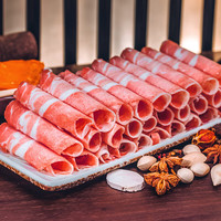 鲜京采 惠选 内蒙古原切羔羊肉卷净重2斤 火锅涮肉