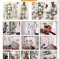 小P画画套装素描本铅笔