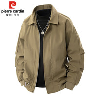 皮尔·卡丹 皮尔卡丹(pierre cardin)外套男士夹克秋季简约高级感衣服宽松休闲翻领百搭男装