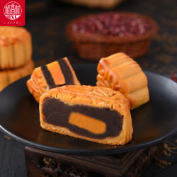 稻香村 红豆沙蛋黄月饼 150g 2枚装