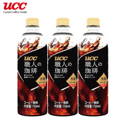 UCC 职人即饮咖啡饮料 无糖 750ml