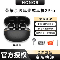 荣耀 亲选 LCHSE 耳夹式耳机 2 Pro 典雅黑 Type-C