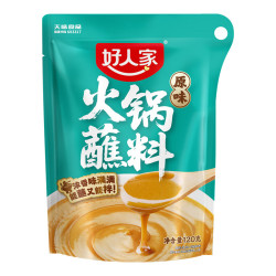 好人家 火锅蘸料120g原味 经典芝麻酱火锅蘸料调味料
