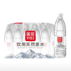 莲花 1983系列 天然低钠偏硅酸饮用泉水 550ml*24瓶 整箱装
