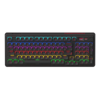 樱桃 全键热插拔 机械键盘  烈焰红 红轴 RGB