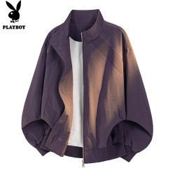 PLAYBOY 夹克男士外套男装秋季痞帅廓形飞行服休闲高端工装衣服