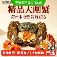 88VIP:阳澄湖 【活蟹】阳澄格调精品全母3.6-3.2两 8只礼盒装