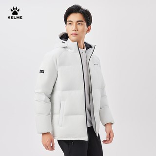 KELME卡尔美 石墨烯内里 鸭绒 连帽羽绒服