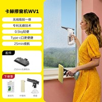 清洁收纳：卡赫 德国卡赫擦窗机器人手持家用电动擦玻璃镜面自动清洁无线清洁WV1