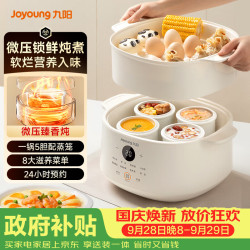 九阳 隔水炖煮 电炖盅 白瓷内胆  白色