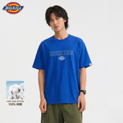 Dickies 短袖男士高端t恤纯棉体恤男款印花字母休闲衣服