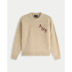 Abercrombie & Fitch 【经典LOGO】美式舒适宽松毛衣针织衫