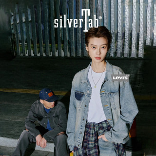 Levi's ®SilverTab™25年春夏男士美式复古时尚牛仔夹克外套 灰色 004GI-0000 L