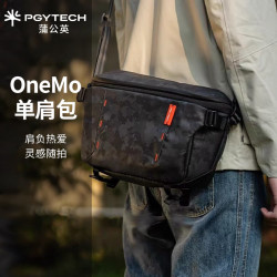 PGYTECH -蒲公英摄影包OneMo2单反相机包户外登山旅行双肩背包数码包稳定器专业收纳包用于佳能富士相机包 OneMo 单肩包 7L（迷彩灰）