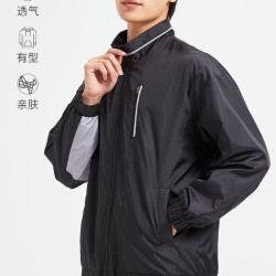 R.Q.G 冲锋衣男户外立领外套宽松防水防风男生夹克上衣春秋款2025