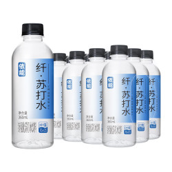 依能 锌强化苏打水饮料 白桃味 无糖无汽弱碱 500ml*12瓶 锌强化360ml*12瓶