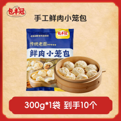 包丰冠老面鲜肉小笼包儿童早餐冷冻速食半成品肉包子速冻