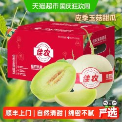 佳农 顺丰上门佳农玉菇甜瓜应季新鲜水果冰淇淋口感2粒2.5kg