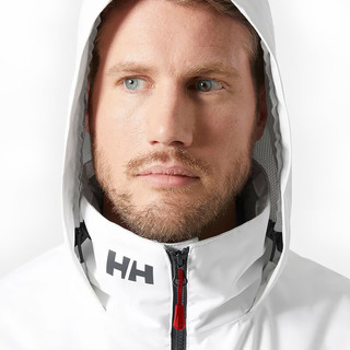 HELLY HANSEN Crew Midlayer Jacket 2.0 抓绒内衬软壳衣 白色 XL