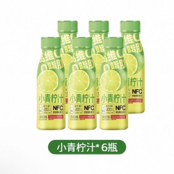 多乐多 小青柠汁饮料 NFC果汁 300ml*6瓶
