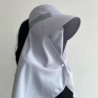海边度假:赫卡维 防晒护颈一体遮阳帽