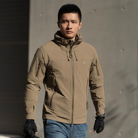 龙牙 三代B4级龙牙战虎突击风衣春秋休闲户外通勤百搭外套城市轻户 鳄色 L 180/100A（150-165斤）