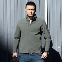 龙牙 隐之飞狼战术立领夹克商务简约挺阔外套户外运动休闲保暖通勤百搭 深灰绿 M 175/96A（140-155斤）