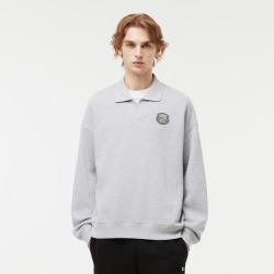 LACOSTE 法国鳄鱼男装秋季时尚舒适百搭经典潮流简约翻领卫衣