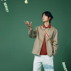 LACOSTE 法国鳄鱼男装行政夹克简约休闲舒适百搭男式外套