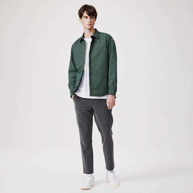 LACOSTE 男士翻领夹克外套