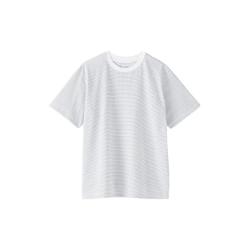 無印良品 MUJI 无印良品 男式 天竺编织圆领短袖T恤男士男款男装夏季打底衫