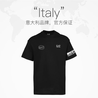 EMPORIO ARMANI 阿玛尼 EA7系列 圆领短袖T恤